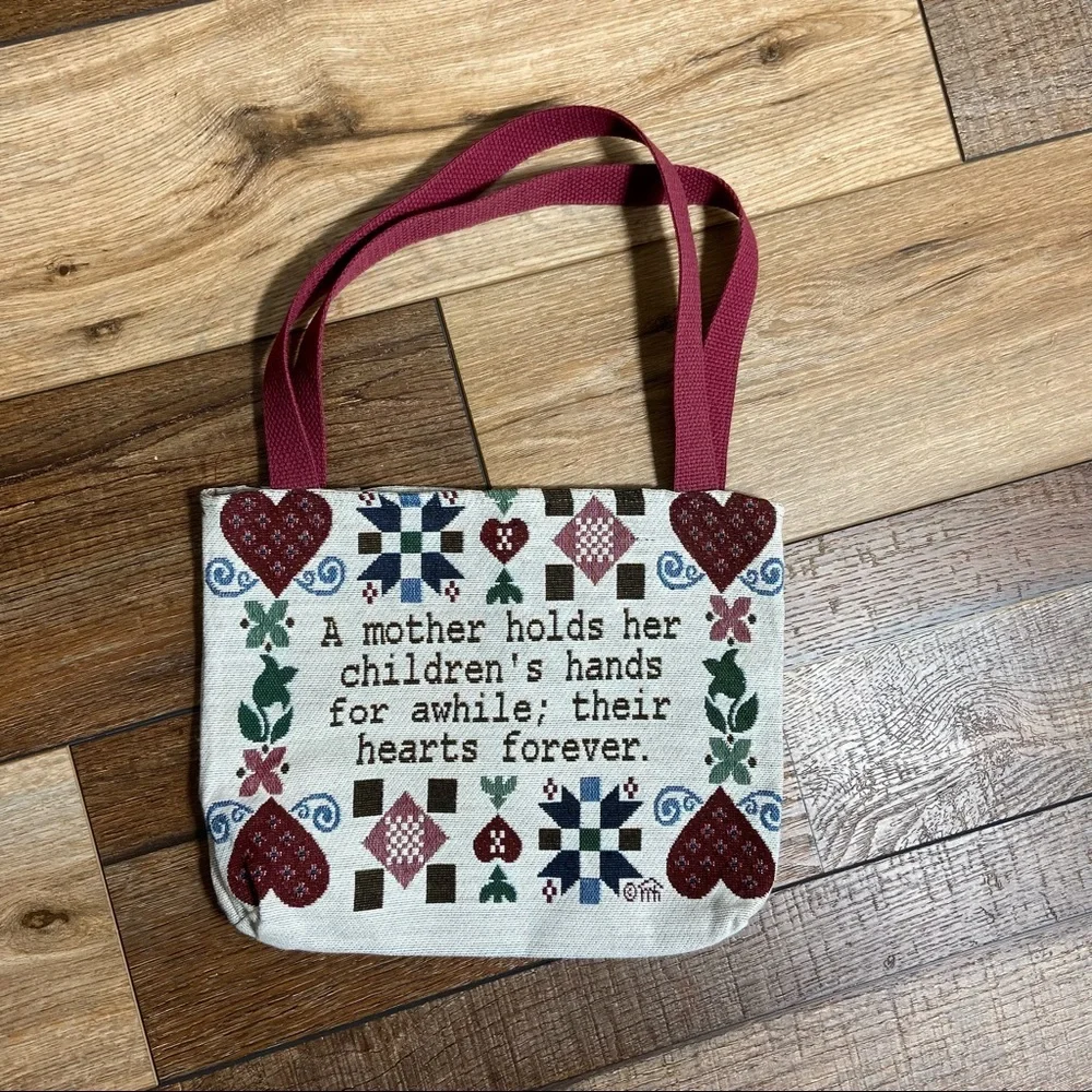 Mohawk Home Mother Gift Set Woven Blanket and Tote Bag